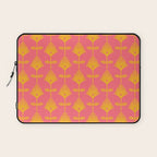 Yellow Fan Florals Laptop Sleeve Gallery Image 1