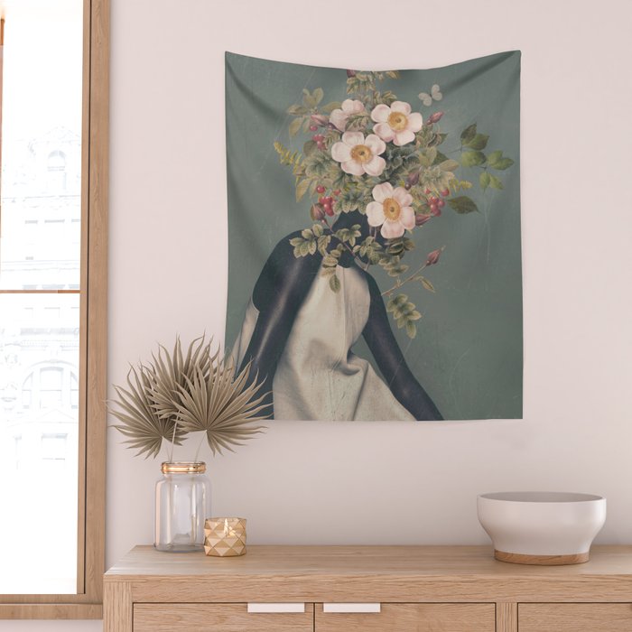 Blooming6 Wall Tapestry Gallery Image 2
