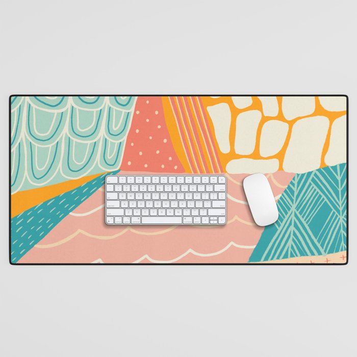 beach quilt Desk Mat Gallery Image 1