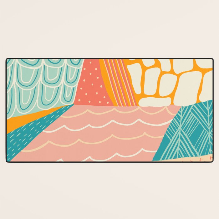 beach quilt Desk Mat Gallery Image 3