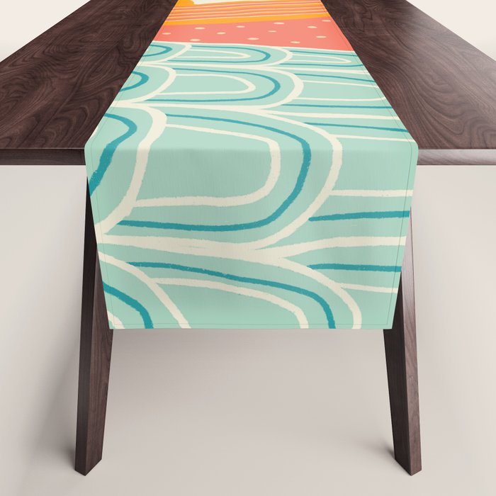 beach quilt Table Runner Gallery Image 1