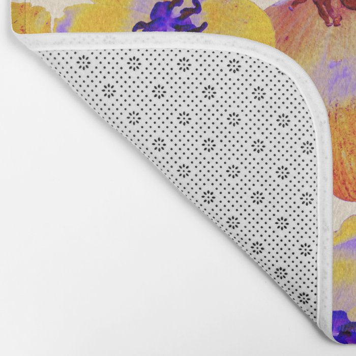 Grandma's Flowers (BEIGE) Bath Mat Gallery Image 2