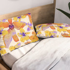 Grandma's Flowers (BEIGE) Pillow Sham Gallery Image 2