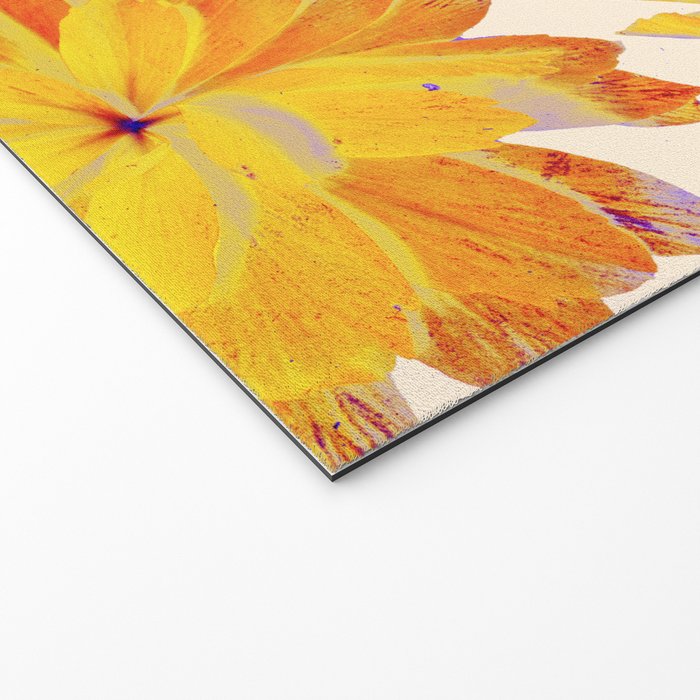 Grandma's Flowers (BEIGE) Welcome Mat Gallery Image 2