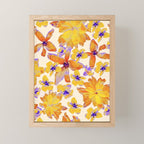 Grandma's Flowers (BEIGE) Mini Art Print Gallery Image 1