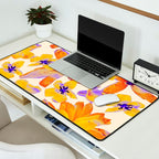 Grandma's Flowers (BEIGE) Desk Mat Gallery Image 2