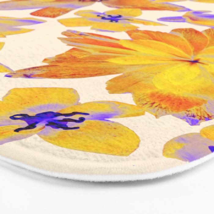 Grandma's Flowers (BEIGE) Bath Mat Gallery Image 3