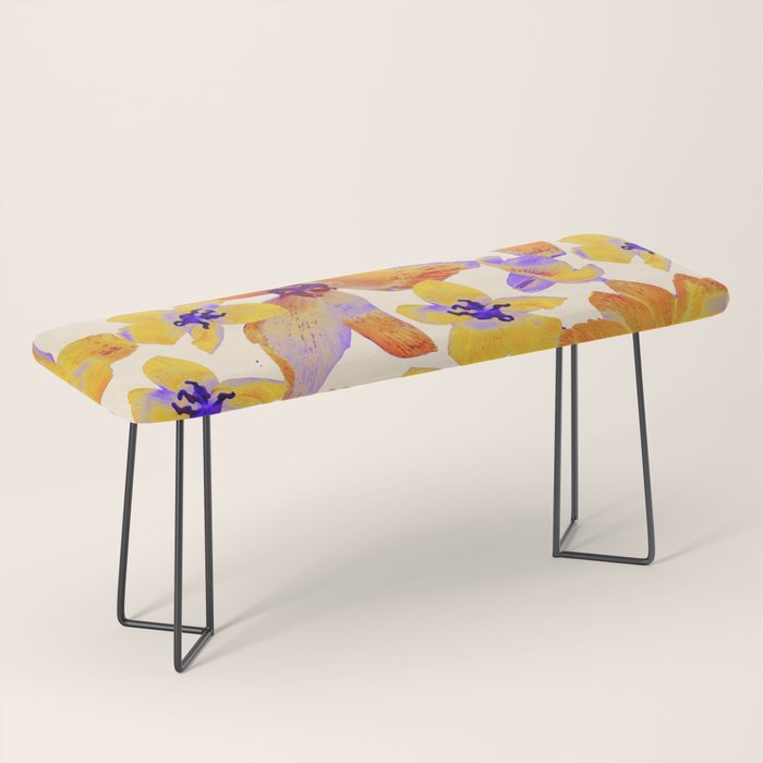 Grandma's Flowers (BEIGE) Bench Gallery Image 1