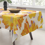 Grandma's Flowers (BEIGE) Tablecloth Gallery Image 3