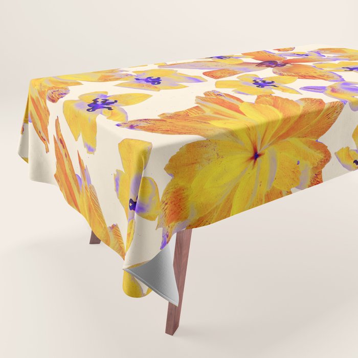 Grandma's Flowers (BEIGE) Tablecloth Gallery Image 1