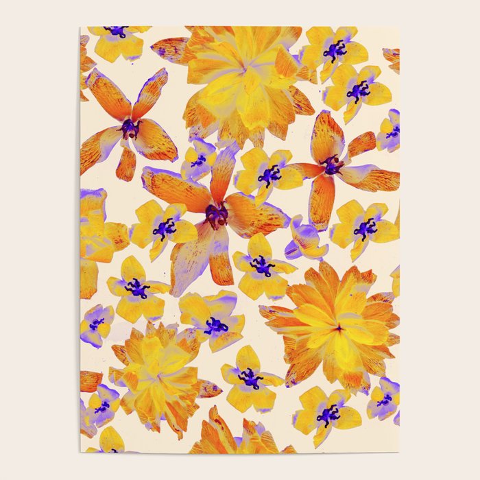 Grandma's Flowers (BEIGE) Poster Gallery Image 1