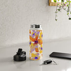 Grandma's Flowers (BEIGE) Water Bottle Gallery Image 4