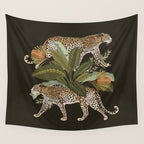 Risette Cheetah Wall Tapestry Gallery Image 4