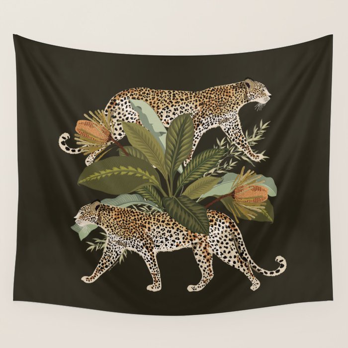Risette Cheetah Wall Tapestry Gallery Image 4