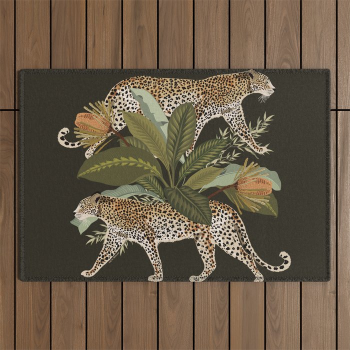 Risette Cheetah Outdoor Rug Gallery Image 1