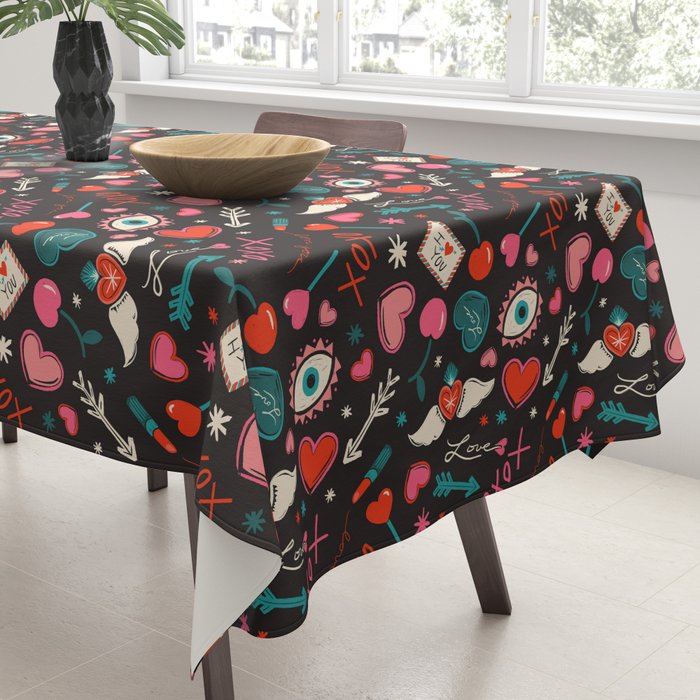 Love Pop Icons Tablecloth Gallery Image 3