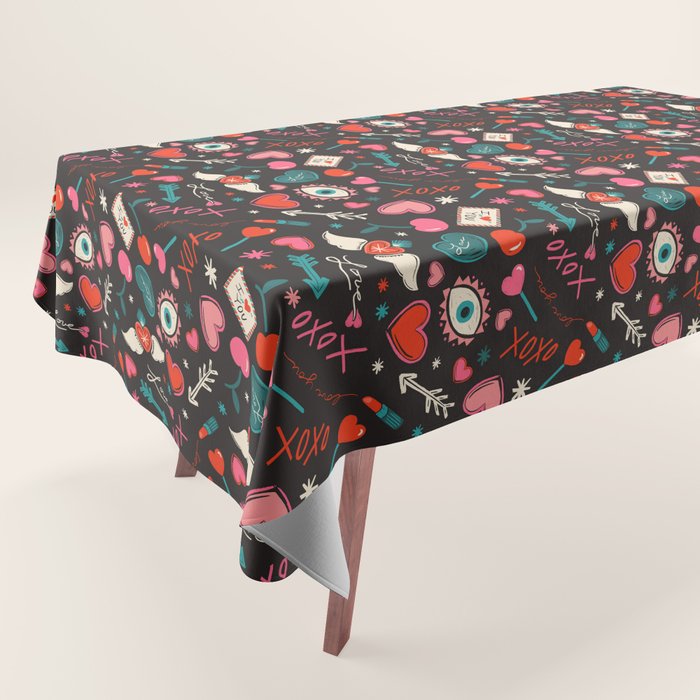 Love Pop Icons Tablecloth Gallery Image 1