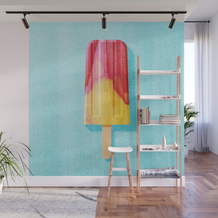 POPSICLE / Cherry, Orange Wall Mural Gallery Image 1