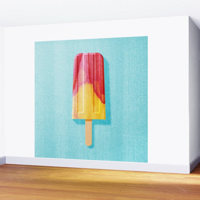 POPSICLE / Cherry, Orange Wall Mural Gallery Image 2