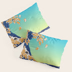 Shiba Inu in Great Wave Pillow Sham Gallery Image 3