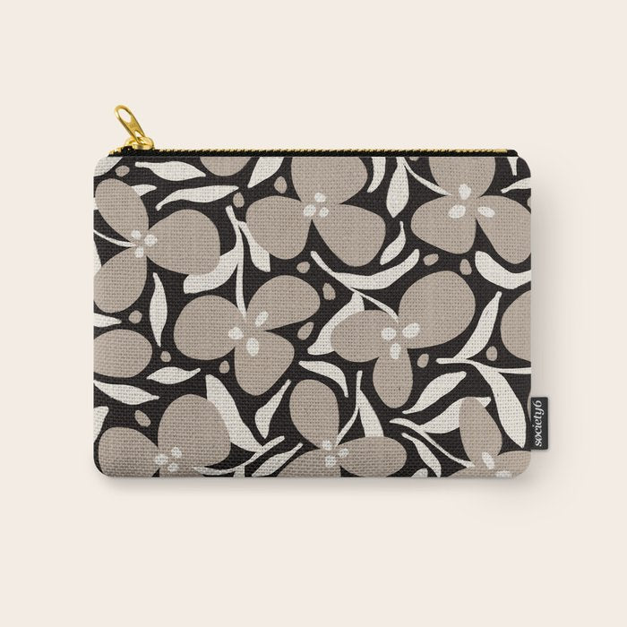 Lazy Florals #1 Carry All Pouch Gallery Image 1