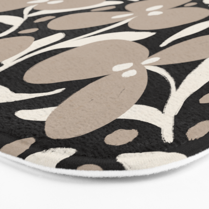 Lazy Florals #1 Bath Mat Gallery Image 3