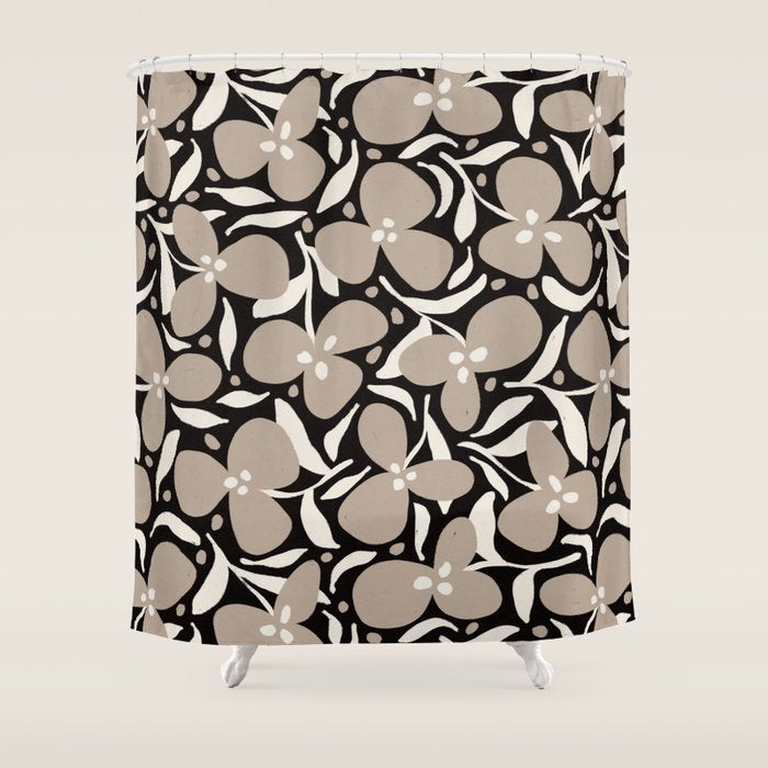 Lazy Florals #1 Shower Curtain Gallery Image 1