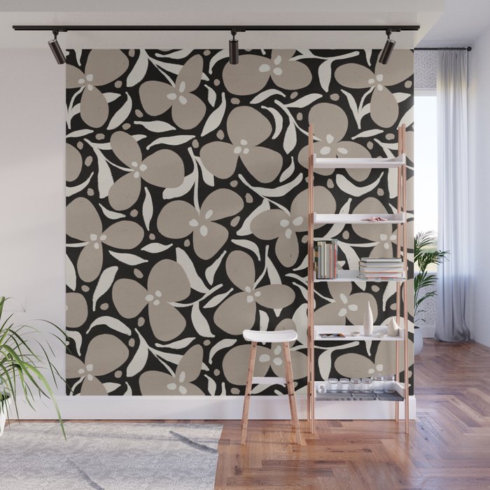 Lazy Florals #1 Wall Mural Gallery Image 1