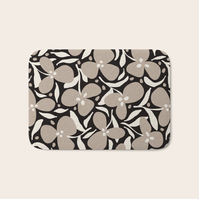 Lazy Florals #1 Bath Mat Gallery Image 1