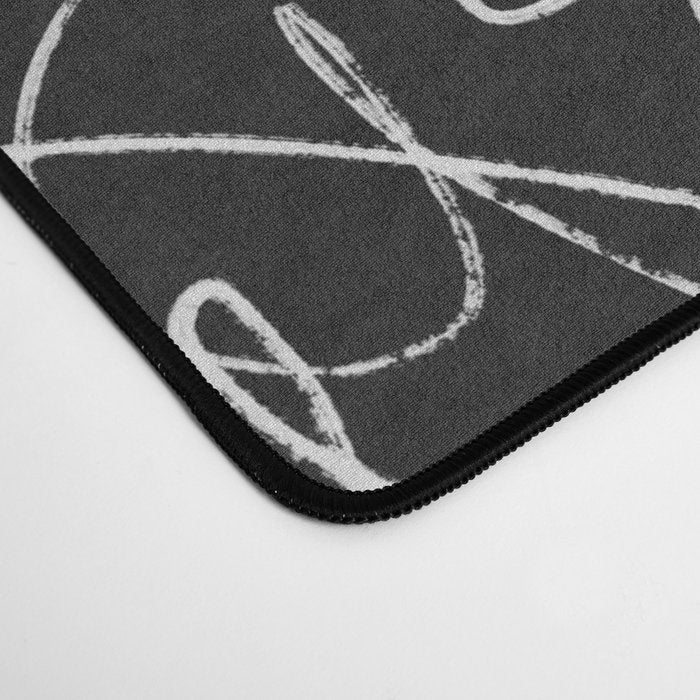 Onyx: Mid Century Abstract Art Desk Mat Gallery Image 4