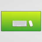LIME GREEN OMBRE COLOR Desk Mat Gallery Image 1