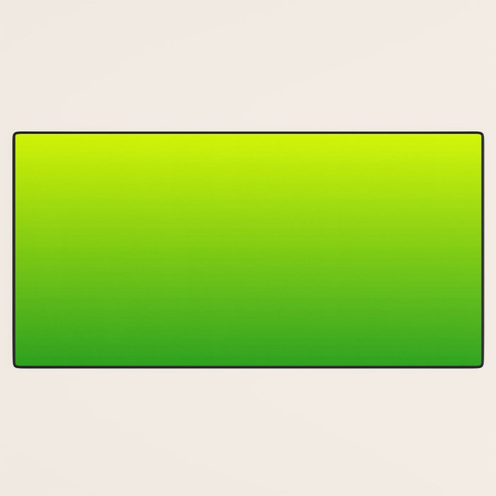 LIME GREEN OMBRE COLOR Desk Mat Gallery Image 3