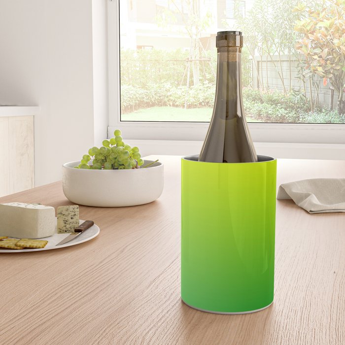 LIME GREEN OMBRE COLOR Wine Chiller Gallery Image 4