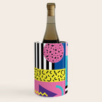 Memphis pattern 53 - 80s / 90s Retro Wine Chiller Gallery Image 2