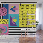 Memphis pattern 53 - 80s / 90s Retro Wall Mural Gallery Image 1