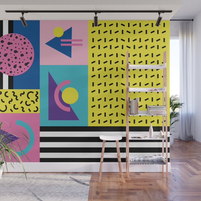 Memphis pattern 53 - 80s / 90s Retro Wall Mural Gallery Image 1