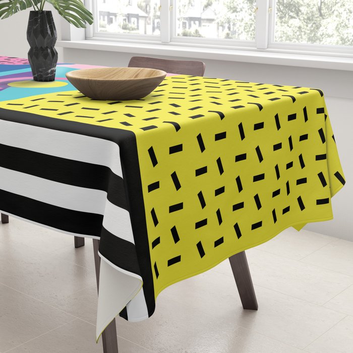 Memphis pattern 53 - 80s / 90s Retro Tablecloth Gallery Image 3