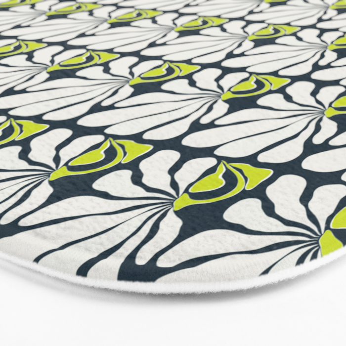 Flowing Floral Bath Mat Gallery Image 3