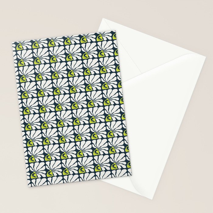 Flowing Floral Stationery Card Gallery Image 2