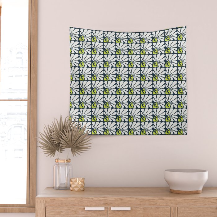 Flowing Floral Wall Tapestry Gallery Image 2