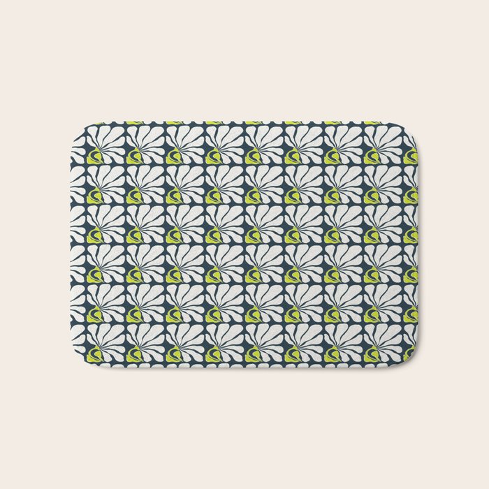 Flowing Floral Bath Mat Gallery Image 1