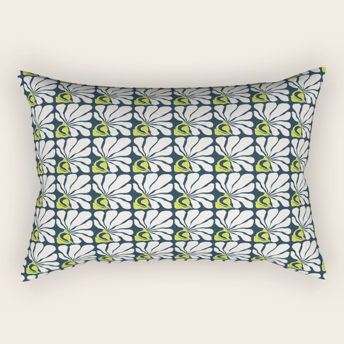 Flowing Floral Rectangular Pillow Gallery Image 1