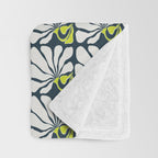 Flowing Floral Throw Blanket Gallery Image 3