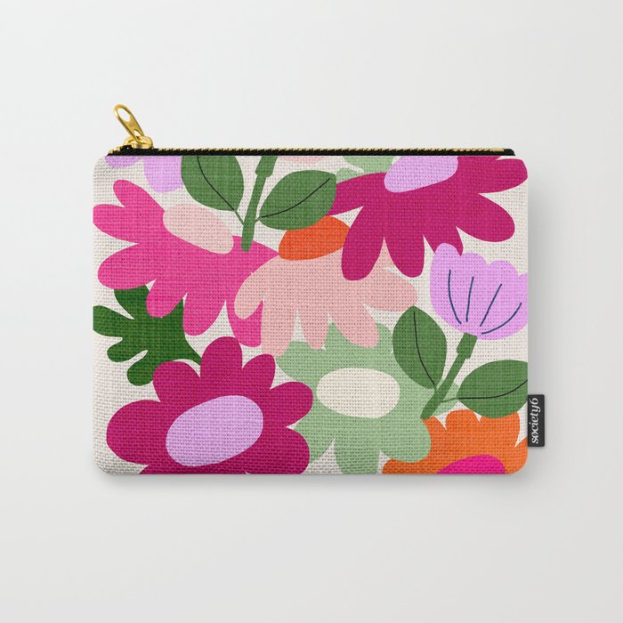 Floral clippings Carry All Pouch Gallery Image 1