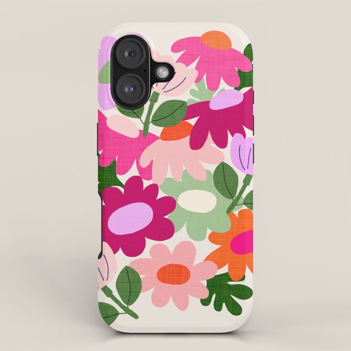 Floral clippings iPhone Case Gallery Image 1