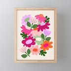 Floral clippings Mini Art Print Gallery Image 1
