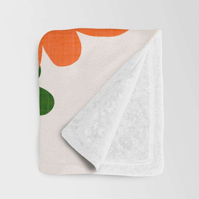 Floral clippings Throw Blanket Gallery Image 3