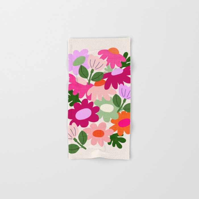 Floral clippings Bath Towel Gallery Image 1