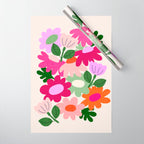 Floral clippings Wrapping Paper Gallery Image 1