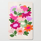 Floral clippings Cutting Board Gallery Image 1